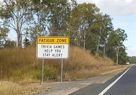 Australia Uses Trivia Signs To Keep Drivers Awake On Long And Boring ...