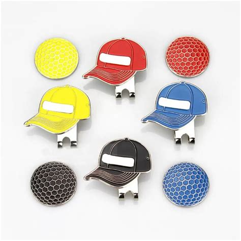 New Lovely Magnetic Golf Hat Marks Golf Cap Clip With Ball Marker Golf Range Use For Men Women ...