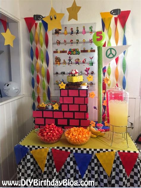 DIY Birthday Blog: Super Mario Brothers Birthday Party