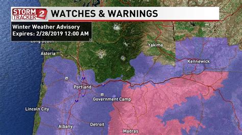 Here we SNOW again? Winter Weather Advisory issued for Willamette Valley, Columbia Gorge | KATU