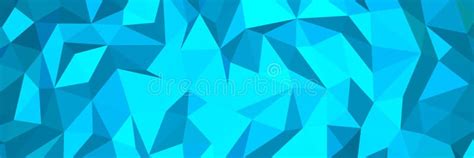 Deep Sky Blue Abstract Background. Geometric Vector Illustration Stock ...