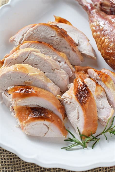 Maple Bourbon Brined Roasted Turkey - Adventures of Mel