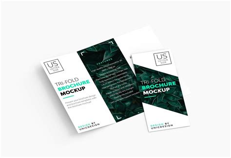 Tri Fold Brochure Mockup – MasterBundles