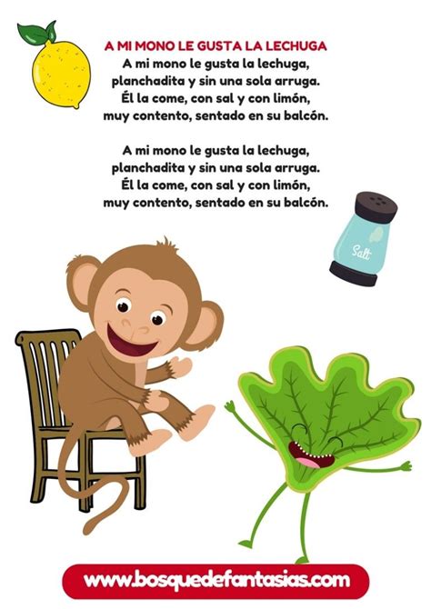 CANCIONERO INFANTIL: Fichas con canciones de animales en 2020 | Cancionero infantil, Letras de ...