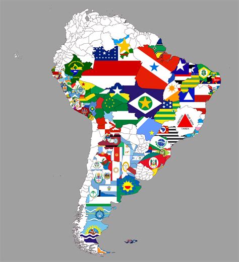 Flag Map of South America Part 3: Peru and Bolivia : r/LatinAmerica