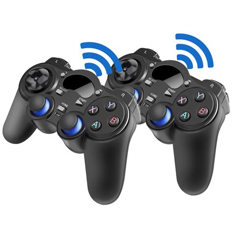 2/1PCS 2.4G Wireless Gaming Controller Gamepad Joystick for Android Tablets Phone PC TV ...