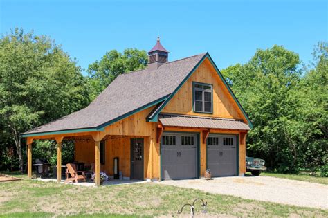 Lean-To Overhangs: The Barn Yard & Great Country Garages | Barn garage, Barn house plans, Garage ...