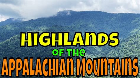 Highlands of the Southern Appalachian Mountains - YouTube