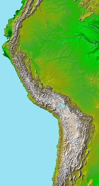 Mapa De La Cordillera De Los Andes Del Peru | Images and Photos finder