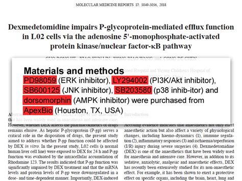 APExBIO - Dorsomorphin (Compound C)|AMPK inhibitor|CAS# 866405-64-3