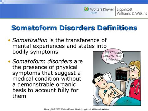 PPT - Chapter 19 Somatoform Disorders PowerPoint Presentation, free download - ID:4023208