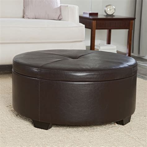 Small Round Ottoman – HomesFeed