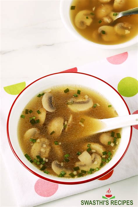 Clear Soup Recipe (Clear Vegetable Soup) - Swasthi's Recipes