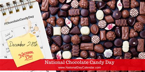 NATIONAL CHOCOLATE CANDY DAY - December 28 | Chocolate candy, Chocolate ...