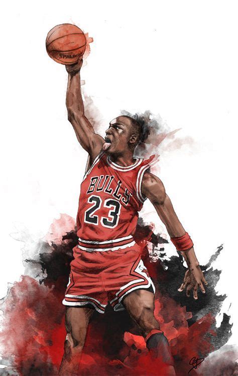 Sticker « Dessin de Michael Jordan allant dunker » par moimoiettoi13 en 2021 | Art michael ...