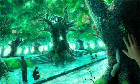 Anime Forest Wallpapers - Top Free Anime Forest Backgrounds ...