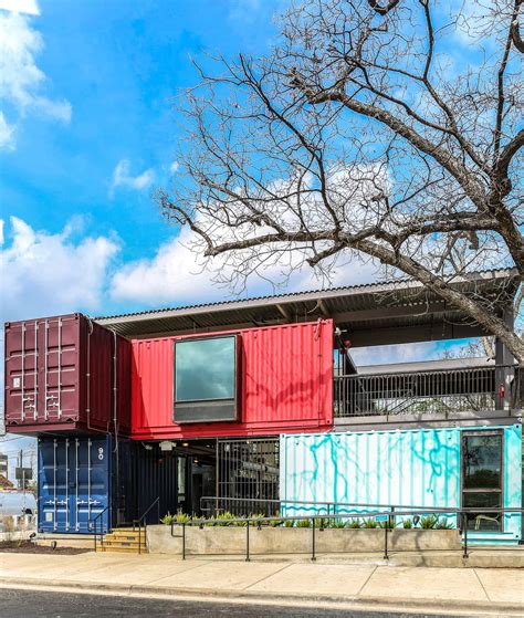 Shipping Container Bar, Austin, Texas - Adaptainer