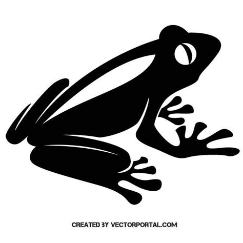 FROG-SILHOUETTE-VECTOR | Animal silhouette, Silhouette art, Tree frog art