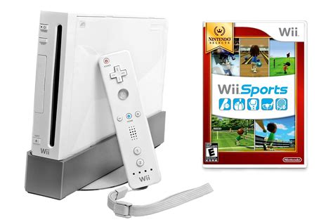 Wii White Console with Wii Sports - Used - Walmart.com