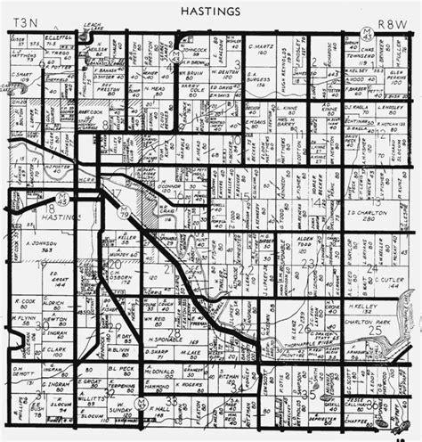 Plat Map Benzie County Michigan - CountiesMap.com