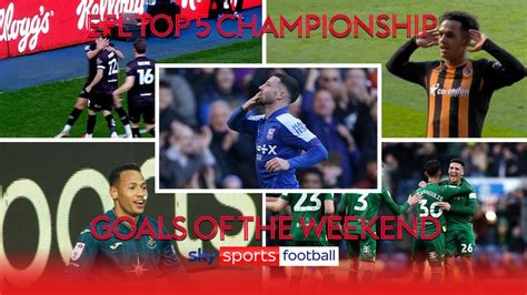 Top five Championship goals of the weekend | Fabio Carvalho, Conor ...