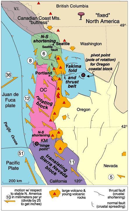 Pacific Northwest Earthquake Fault Lines