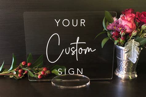 Custom Wedding Create Your Own Wedding Sign Acrylic Wedding - Etsy