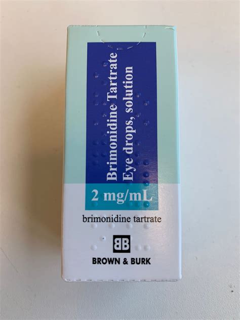 Brimonidine Tartrate Eyes Drops Solution - Brown & Burk