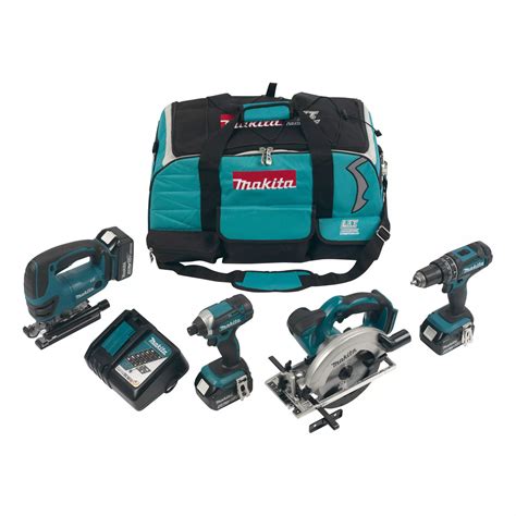 Makita LXT Cordless 18V 4Ah 4 piece Multi tool kit DLX4088MX1 | Departments | TradePoint