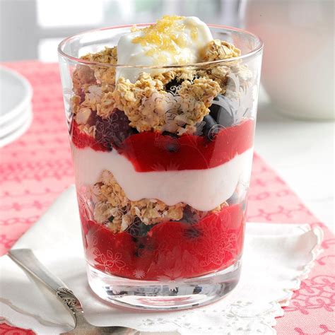 Berry Breakfast Parfaits Recipe | Taste of Home