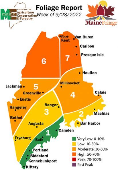 Maine Fall Foliage Report: Fall Colors are Spreading Throughout Maine - Visit Maine Media Room