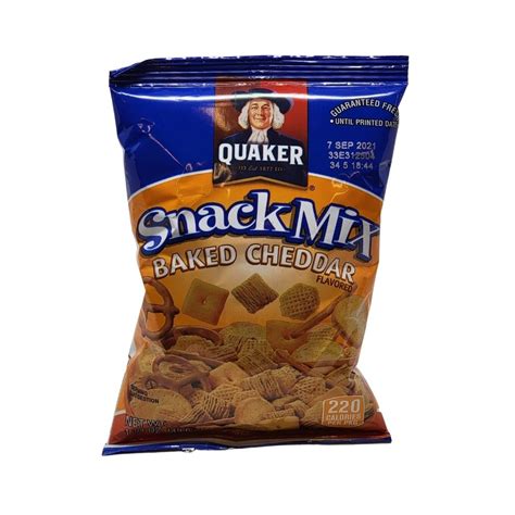 Quaker Snack Mix Baked Cheddar - 1.75oz | Candy Funhouse