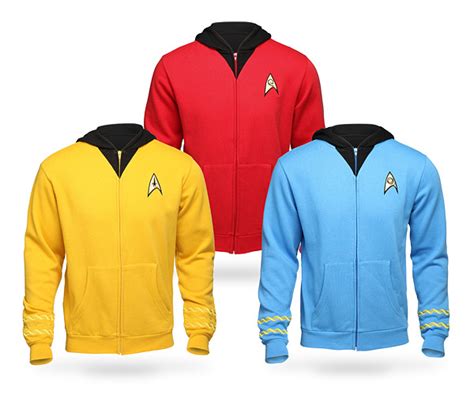 Star Trek The Original Series Uniform Hoodie - GeekAlerts