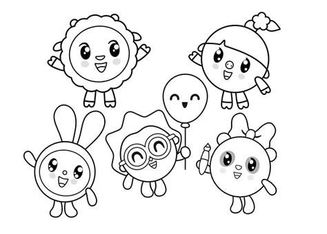 Kawaii BabyRiki Coloring Page - Free Printable Coloring Pages for Kids