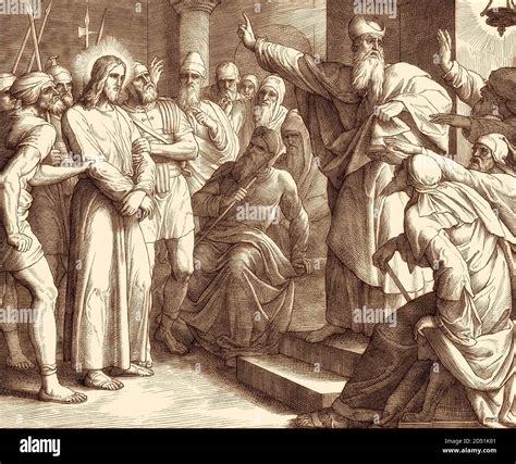 Sanhedrin trial of jesus hi-res stock photography and images - Alamy