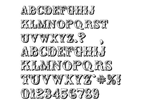 Old West Style Fonts