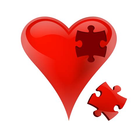 Puzzle heart. Vector illustration 279619 Vector Art at Vecteezy