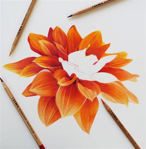 How To Draw Flowers Using Watercolor Pencils | Best Flower Site