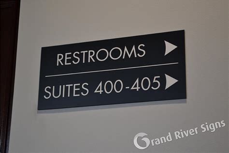 Interior Directional Signs | Grand River Signs - Grand Rapids MI Sign Company