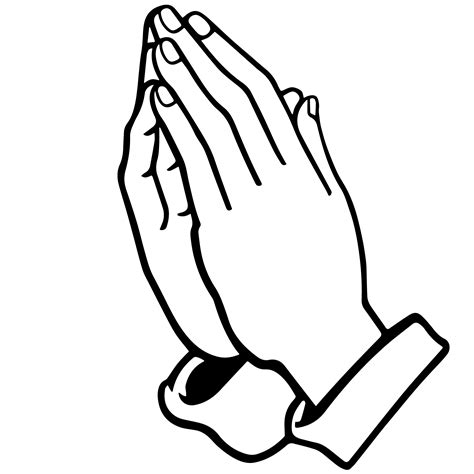 Cartoon Praying Hands Drawing : Children Praying Clipart | Bodenowasude