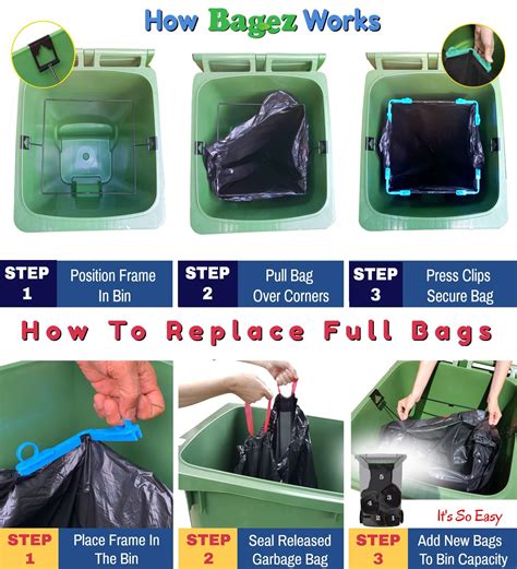 trash can garbage bag holder - Bagez | Clean Bins Without Any Mess Or ...