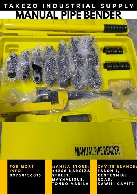 Manual Pipe Bender, Commercial & Industrial, Industrial Equipment on Carousell