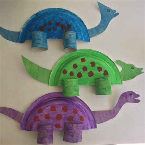 Adorable Dinosaur Paper Plate Craft for Toddlers | Dinosaur crafts preschool, Paper plate crafts ...