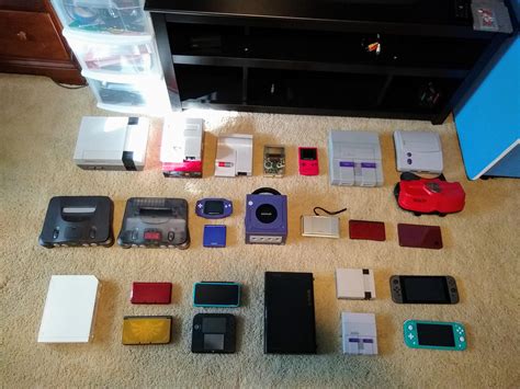 Every Nintendo console I own : r/retrogaming