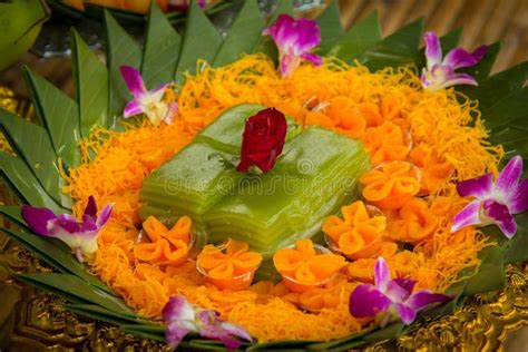 Wedding Traditions of Thailand Stock Photo - Image of flower, eatable: 61897958