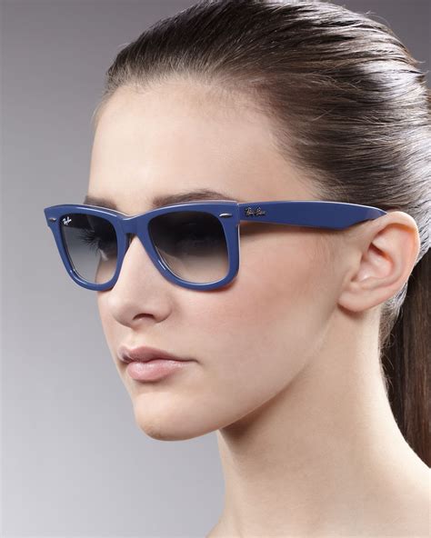 Lyst - Ray-Ban Wayfarer Sunglasses in Blue