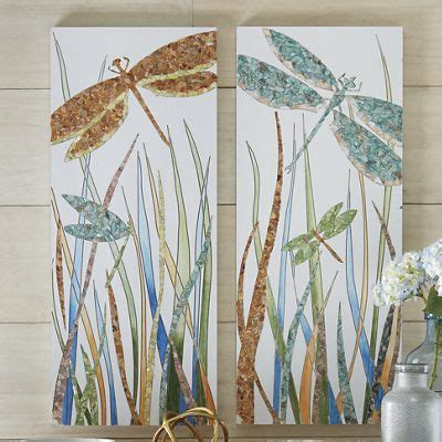 Set of 2 Dragonfly Wall Art | Dragonfly wall art, Wall art canvas prints, Framed wall art