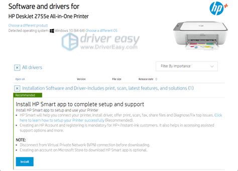 [Download] HP DeskJet 2755e Driver on Windows - Driver Easy