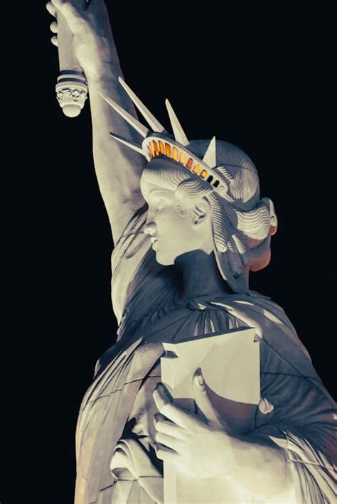 Statue Of Liberty Night View Photos, Download The BEST Free Statue Of ...