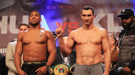 Joshua vs Klitschko: Analysing the weigh-in and its implications on Anthony Joshua and Wladimir ...